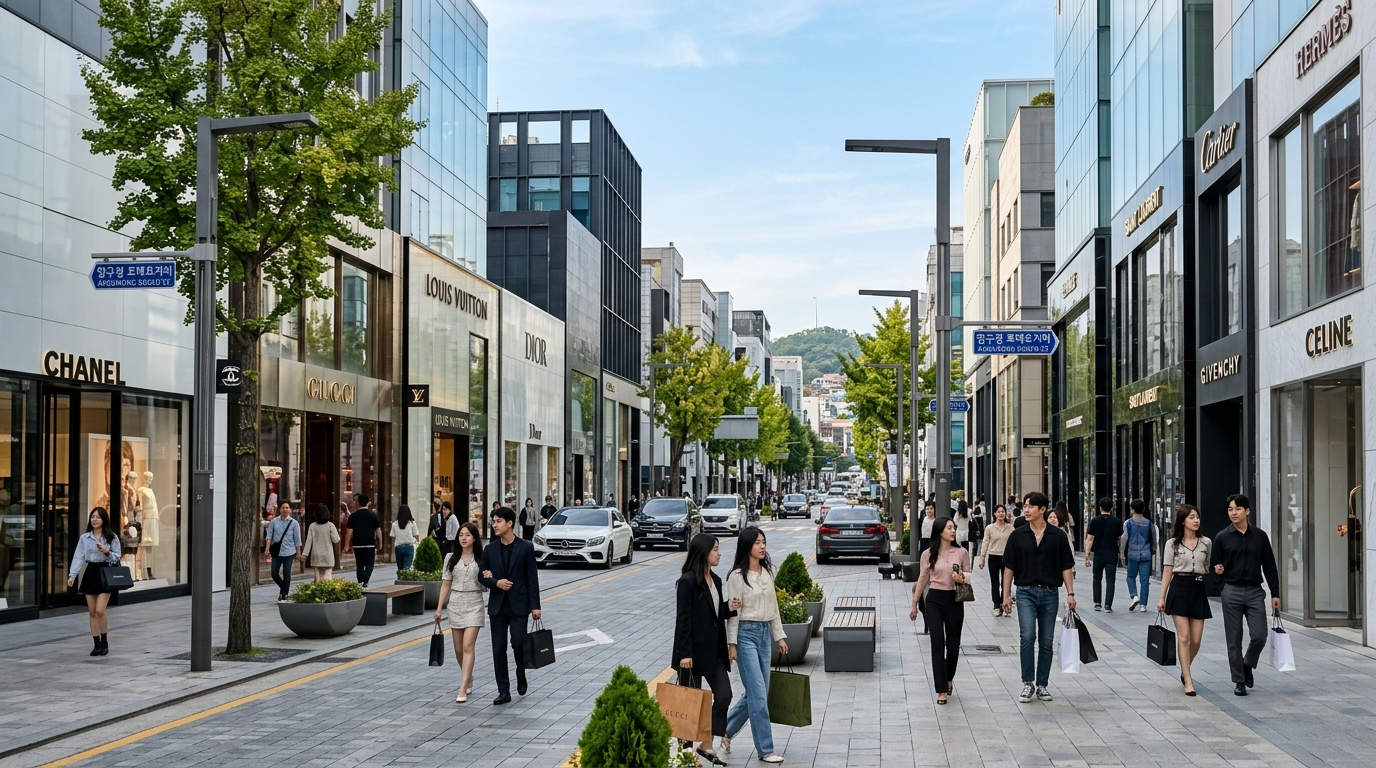 AI 이미지_압구정 로데오거리 이미지