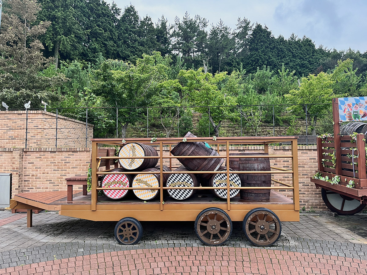 독일마을 파독전시관 : 전망대로 가는 길