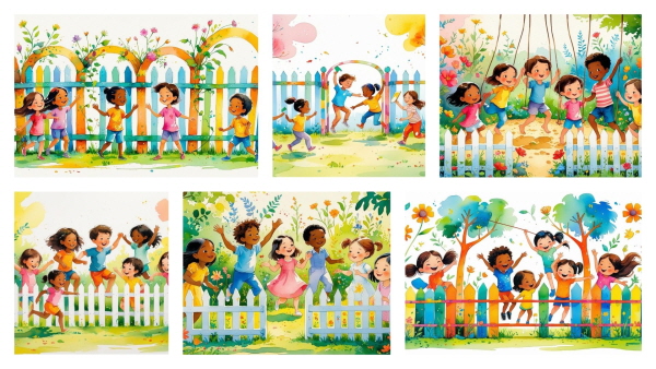 경계선은 자녀를 제한하는 것이 아니라, 자녀가 안전하게 성장할 수 있는 울타리를 제공합니다에 관한 그림