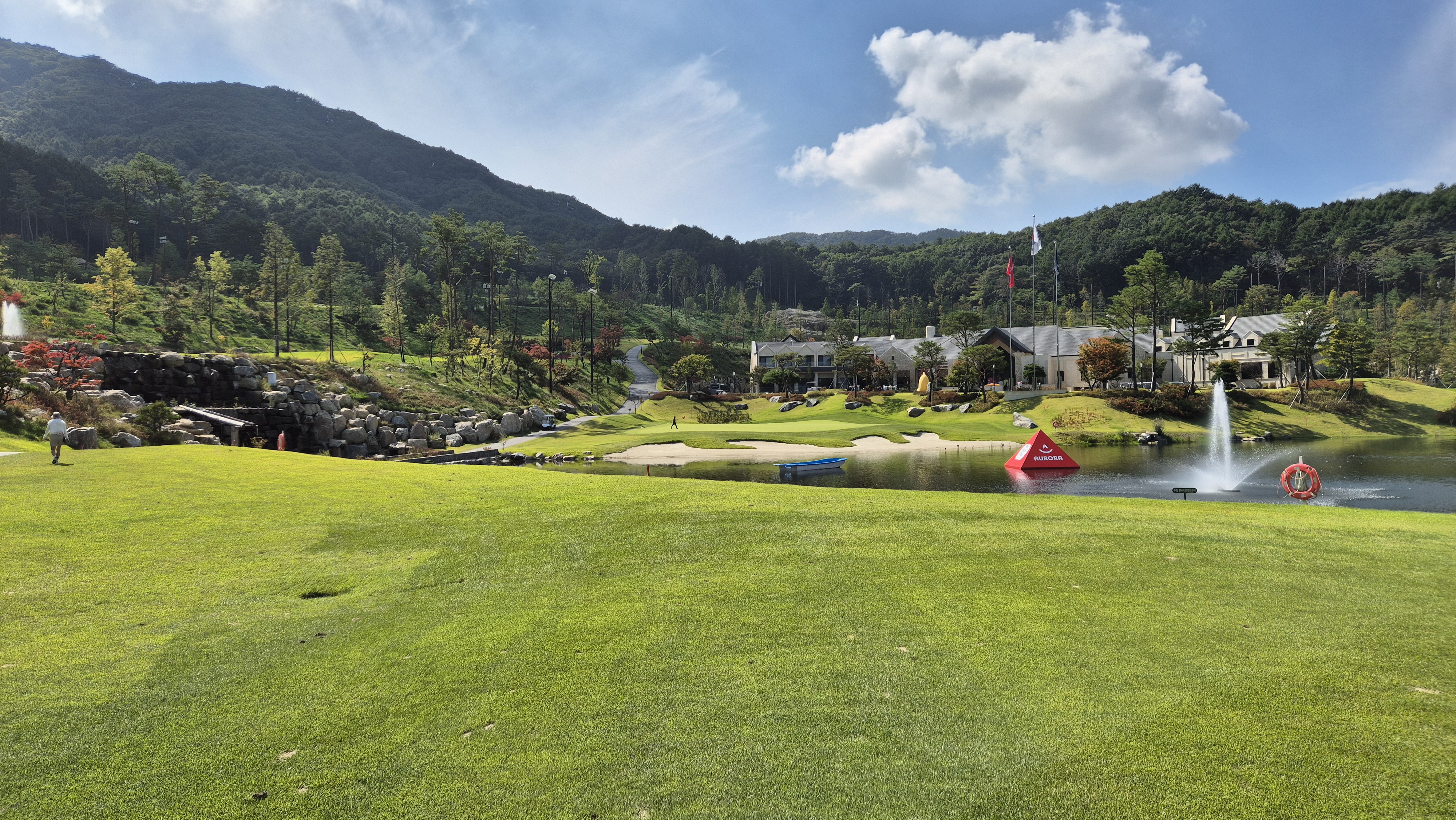 오로라cc 코스 사진 및 공략 정보