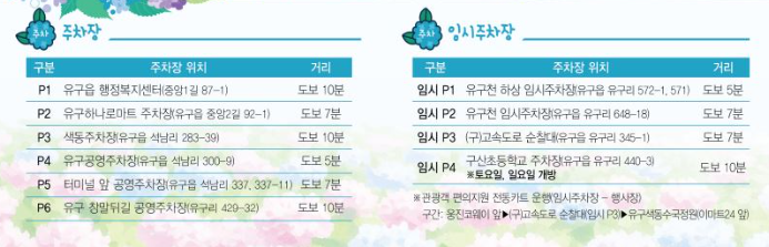 2025 유구색동수국정원 꽃 축제