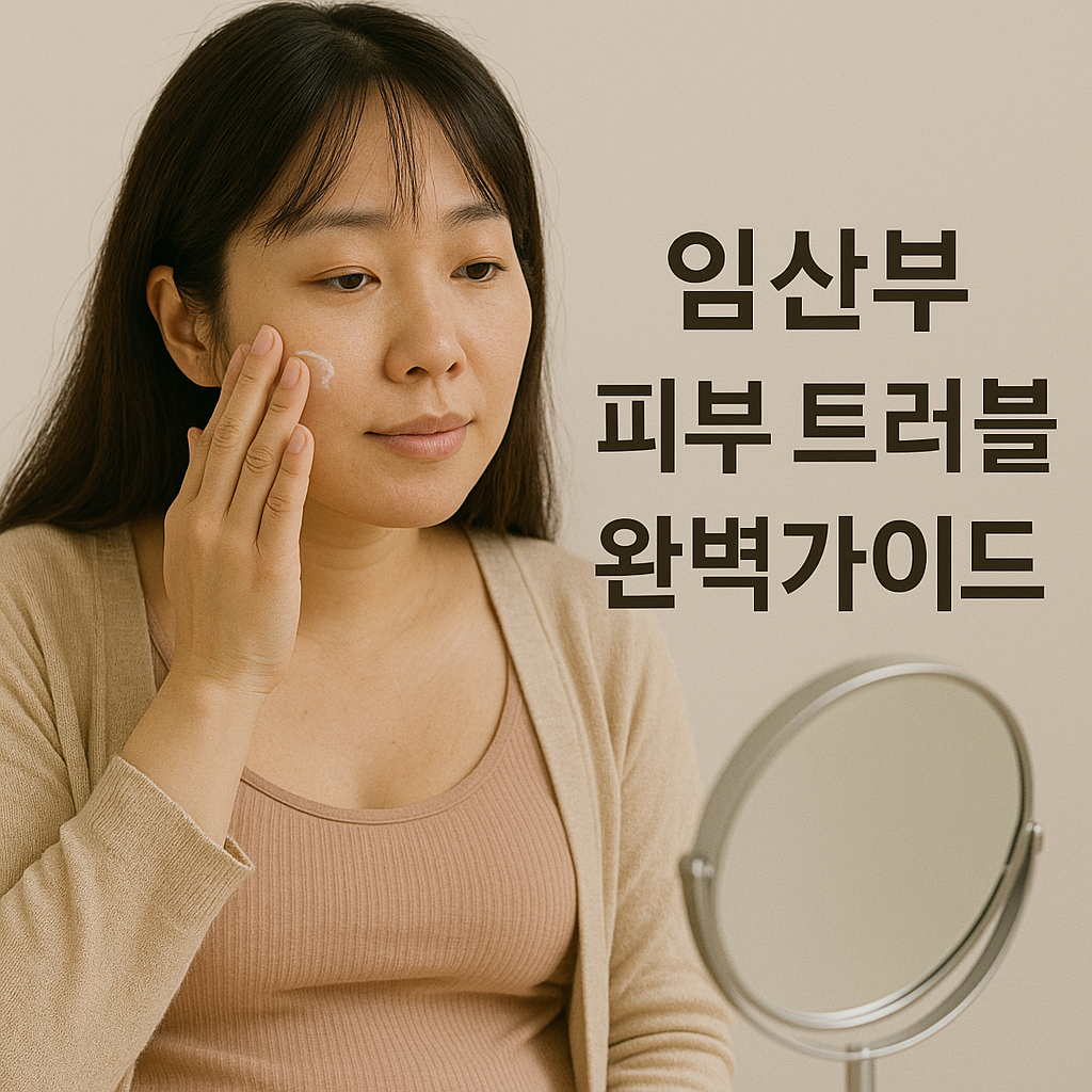 임신부 피부 트러블 관리, 안전한 화장품 &amp; 생활습관 총정리