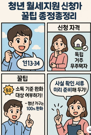 청년월세지원신청자격 꿀팁