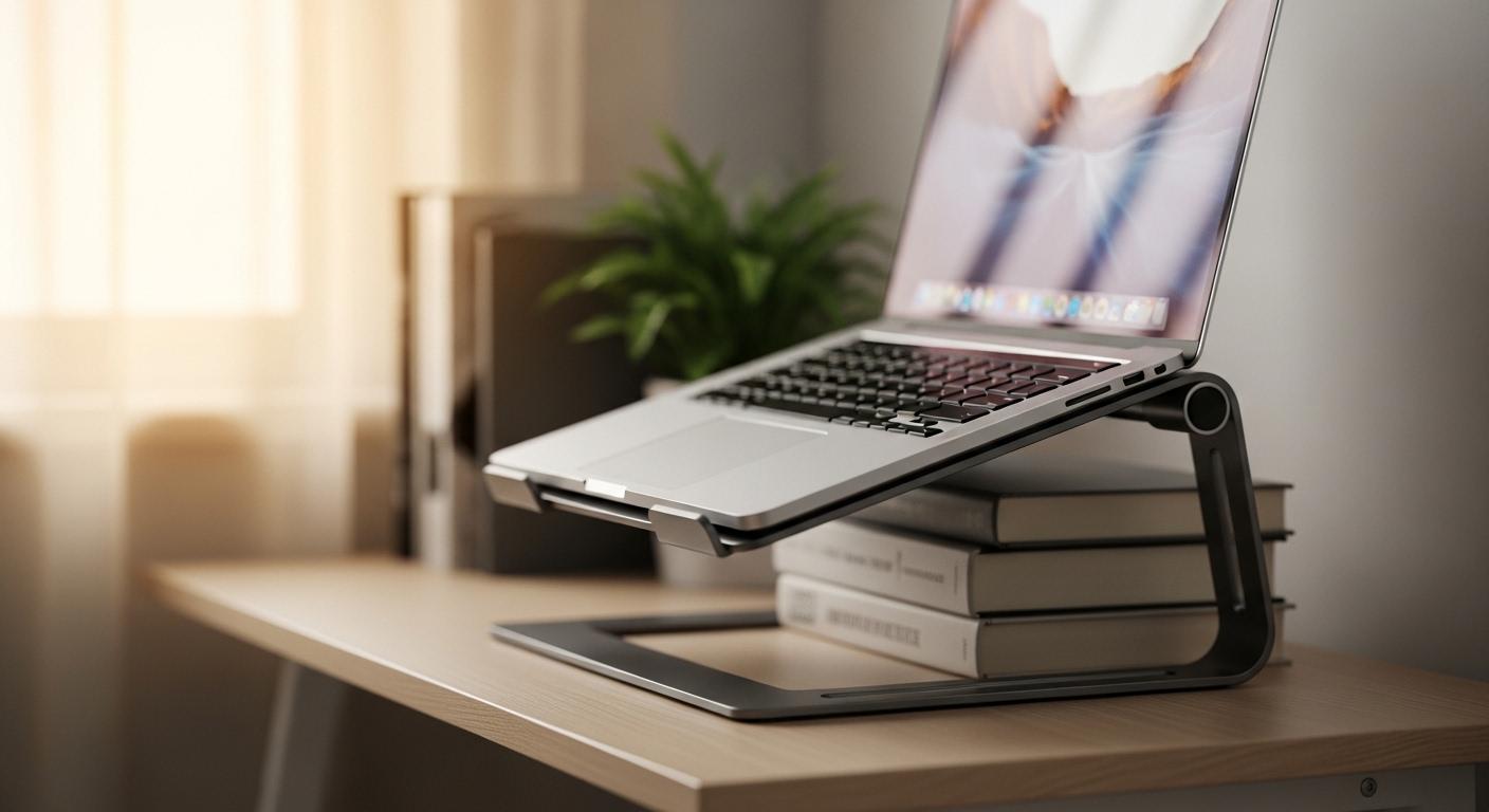 공간 부족 노트북 거치대 내돈내산 후기