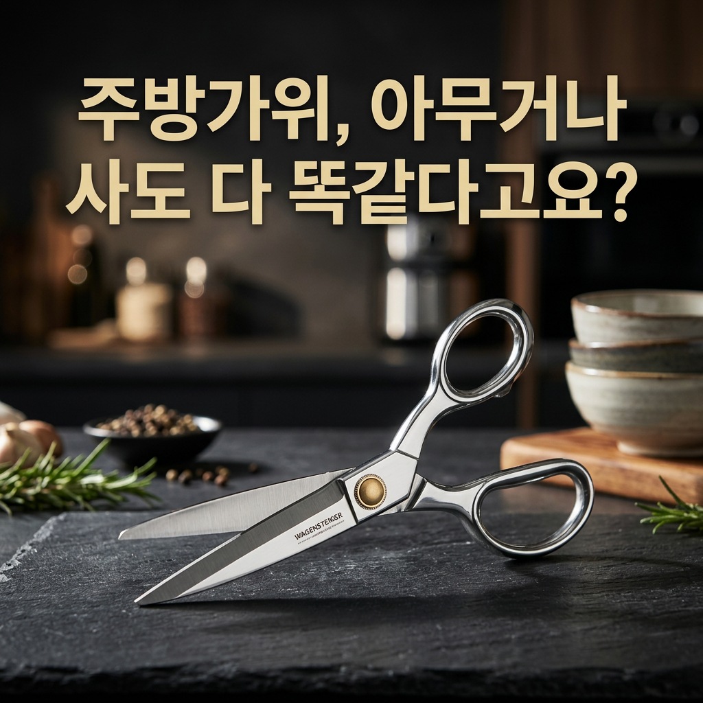 주방가위 고르는법 소재 비교 플라스틱 vs 올스텐