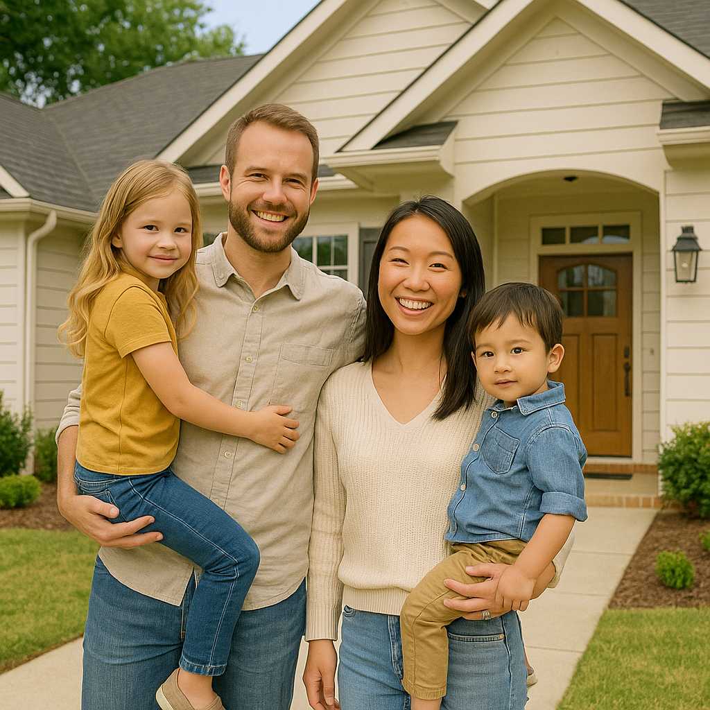 내집 마련의 꿈을 이룬 가족