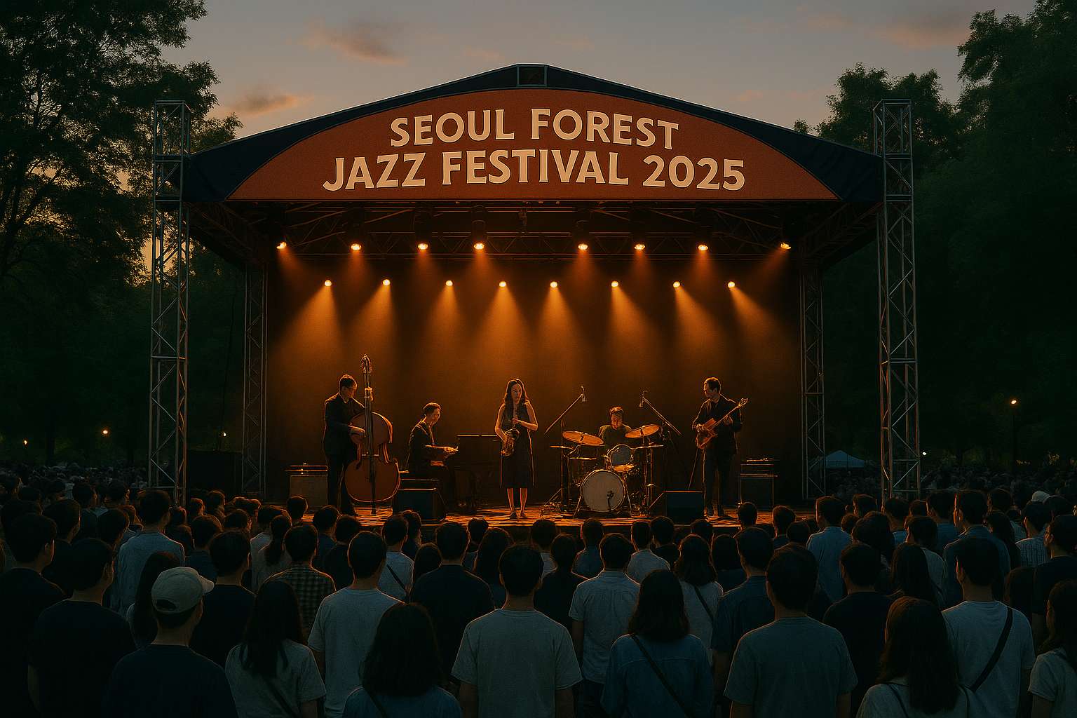 서울숲재즈페스티벌 공연 전경