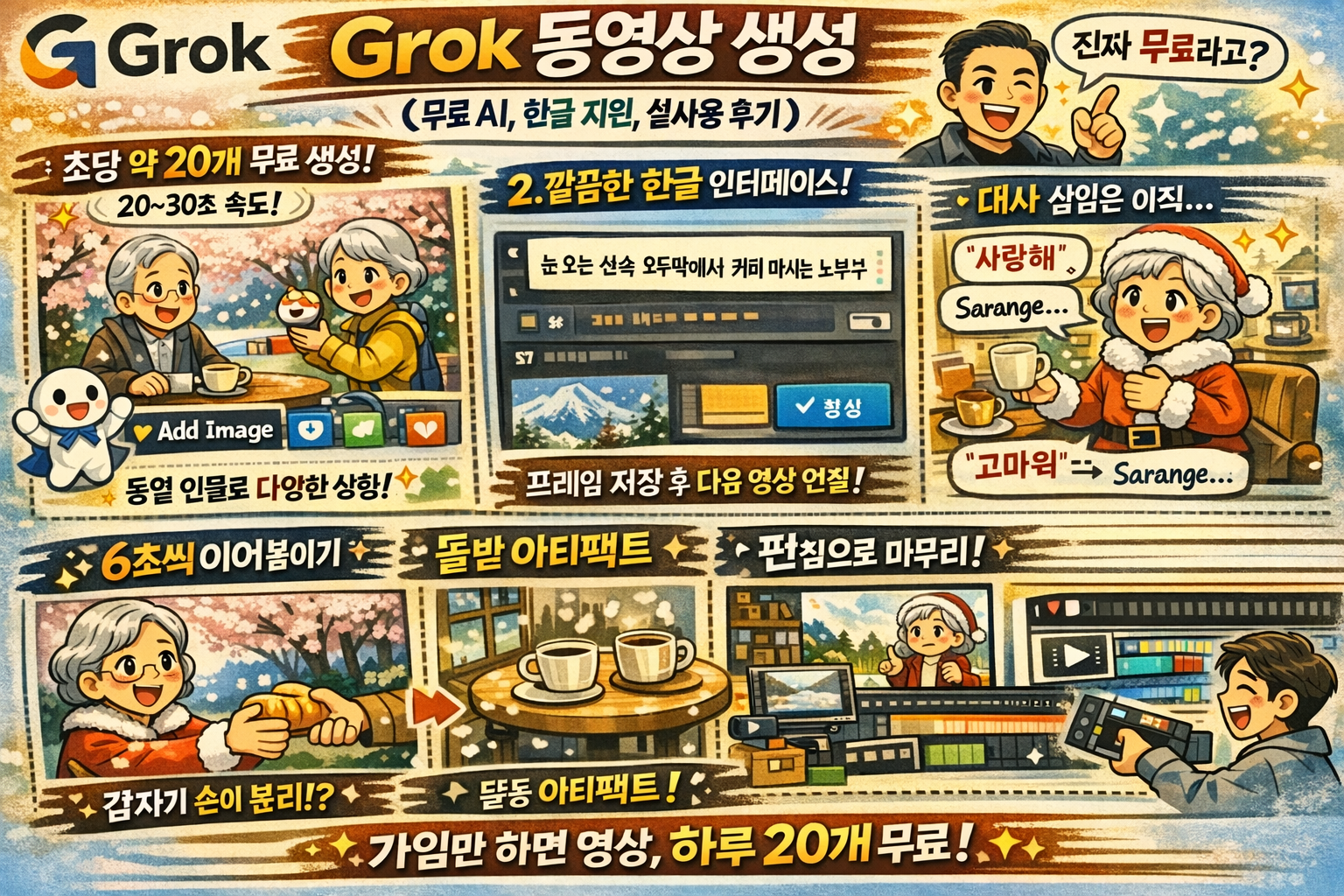 Grok로 동영상 생성 한 후기