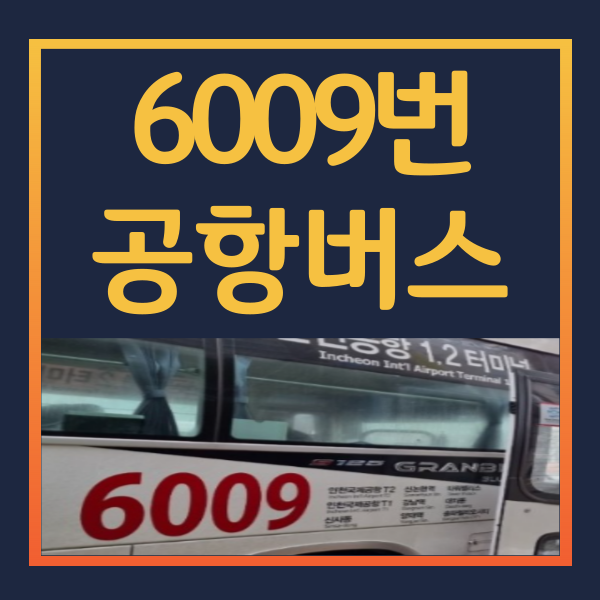 6009 공항버스 시간표
