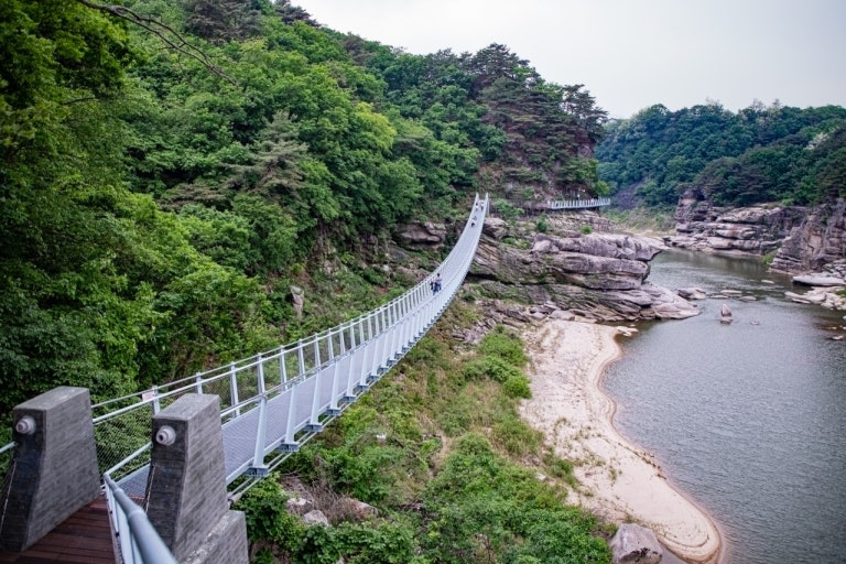 한탄강주상절리 이미지