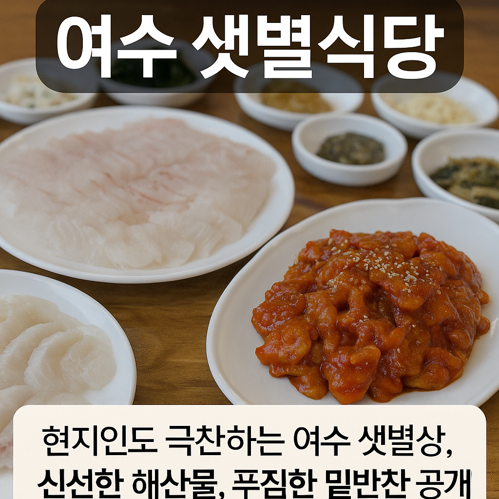 여수 샛별식당은 어떤 곳인가요?