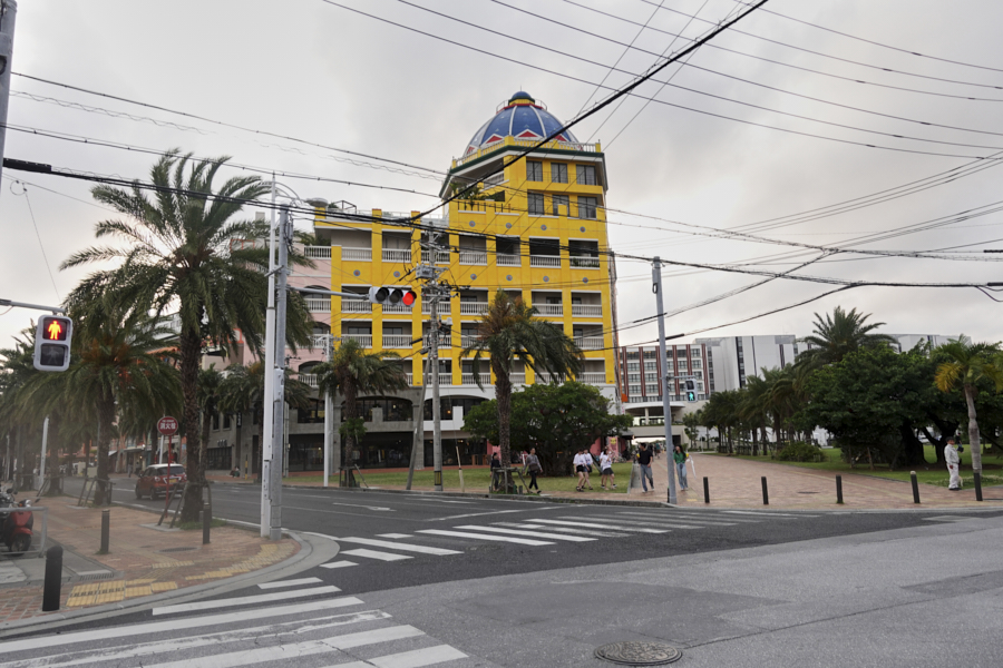 오키나와 지바고 커피 건물