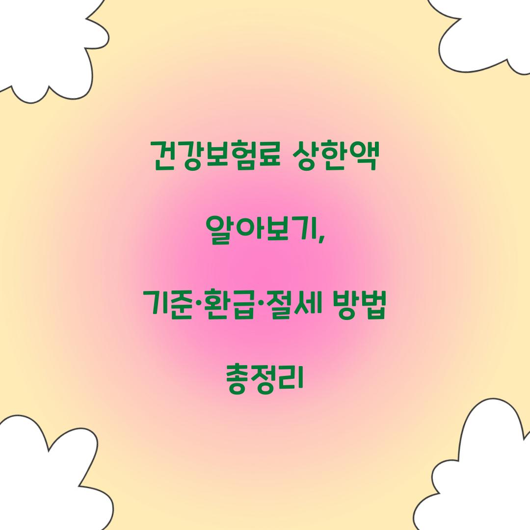 건강보험료 상한액