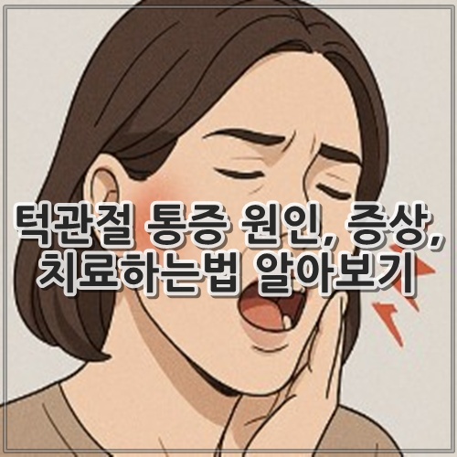 턱관절 통증 원인, 증상, 치료하는법 알아보기