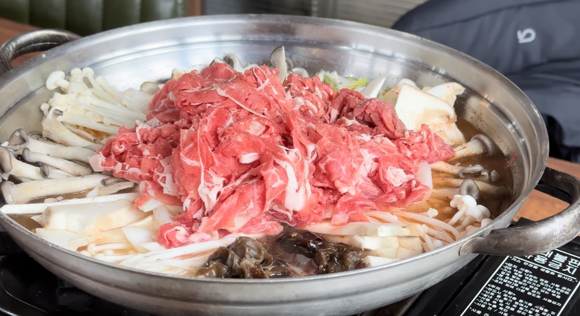 산하-한우버섯전골