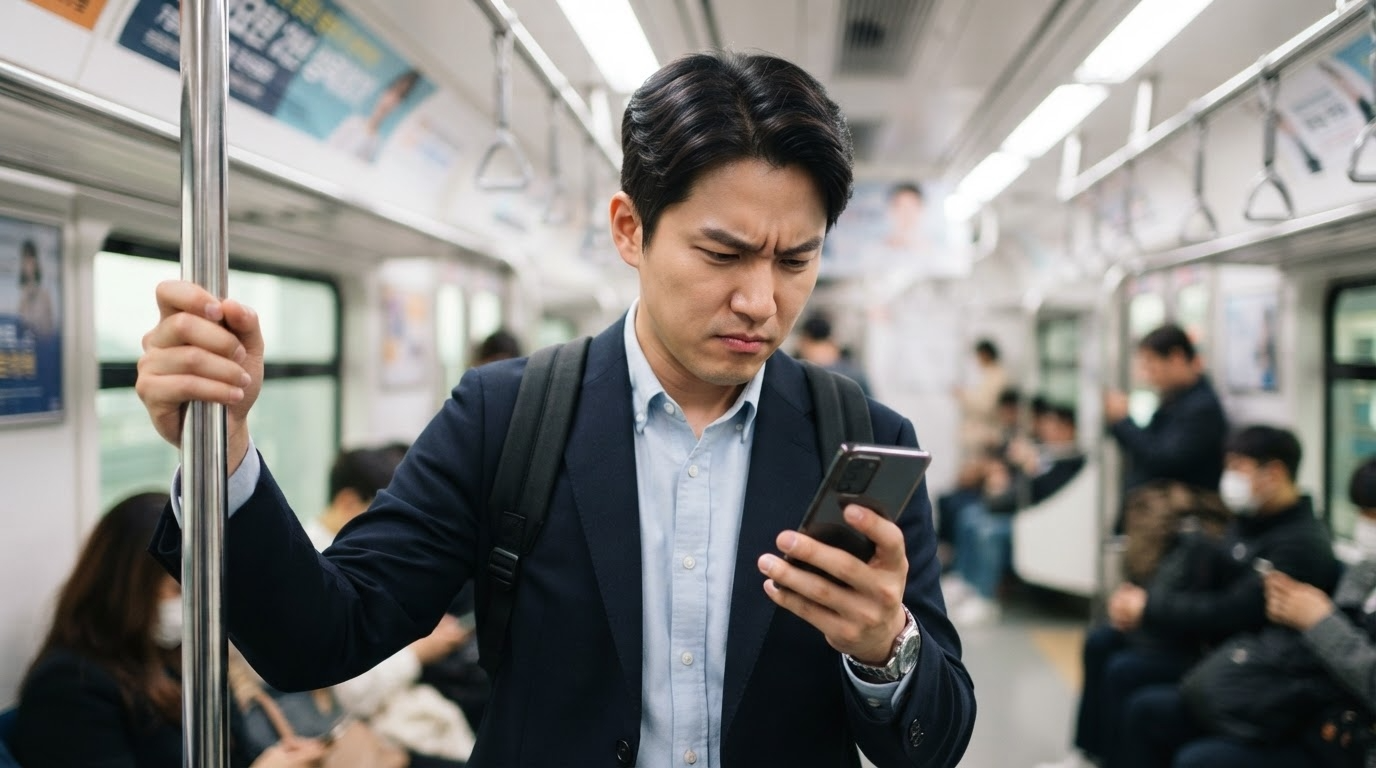 지하철출근 강박적 주가확인 불안