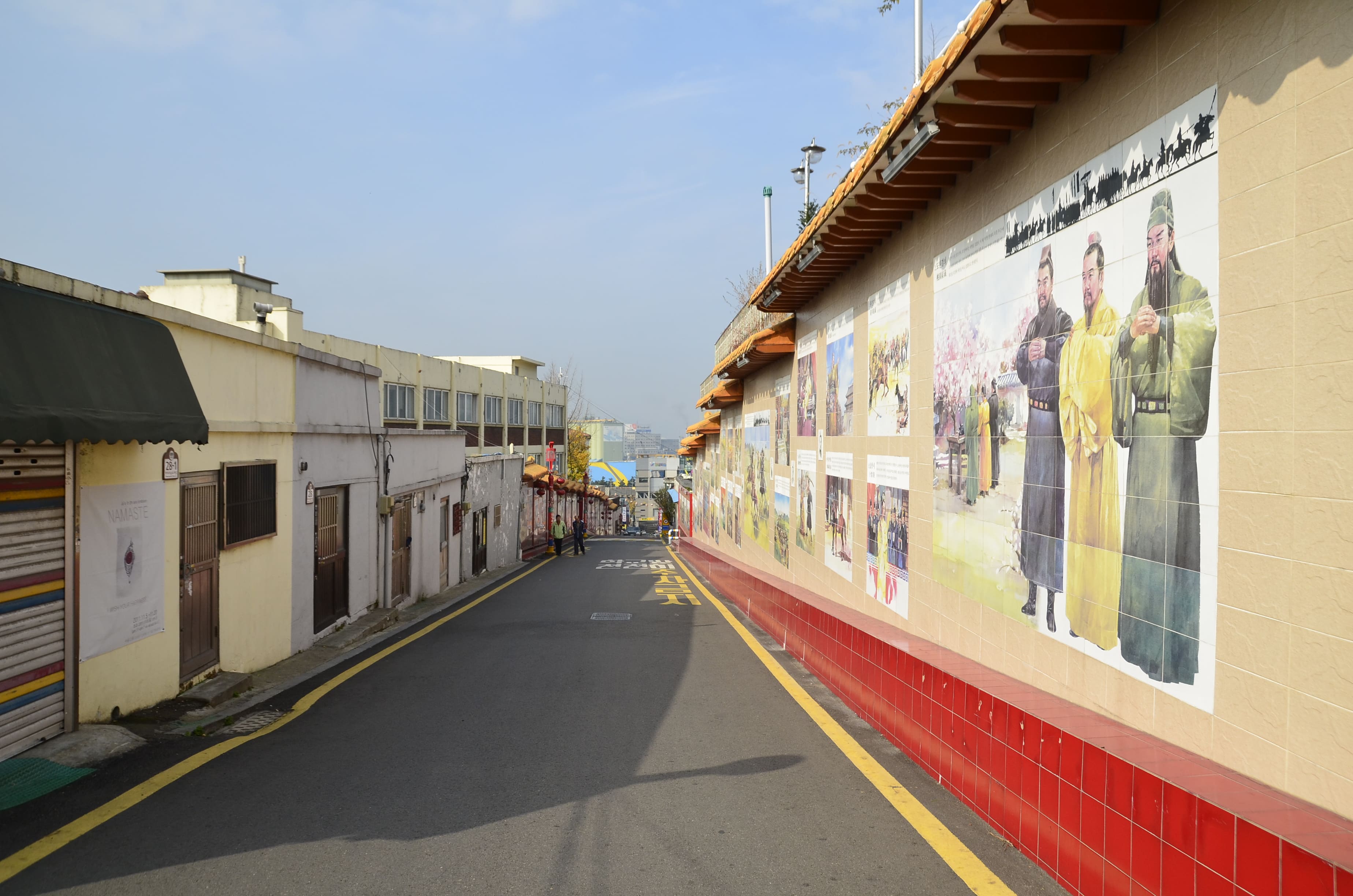 삼국지 벽화거리 – 소설 속 장면을 벽화로 감상