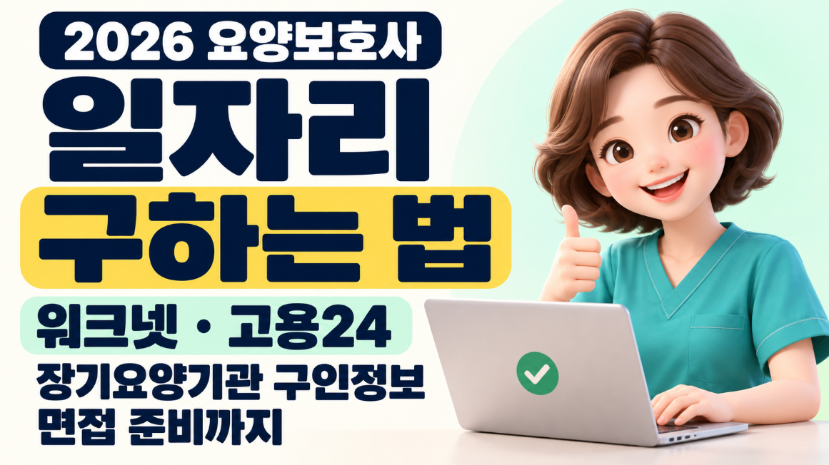 요양보호사 일자리 구하는 법 총정리｜고용24 구인구직&middot;방문요양센터&middot;50대 60대 무경력 취업&middot;면접 준비