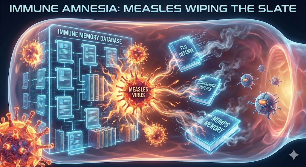 면역 기억을 지우는 홍역의 후유증