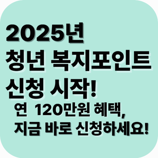 2025년 경기도 청년 복지포인트 신청 안내