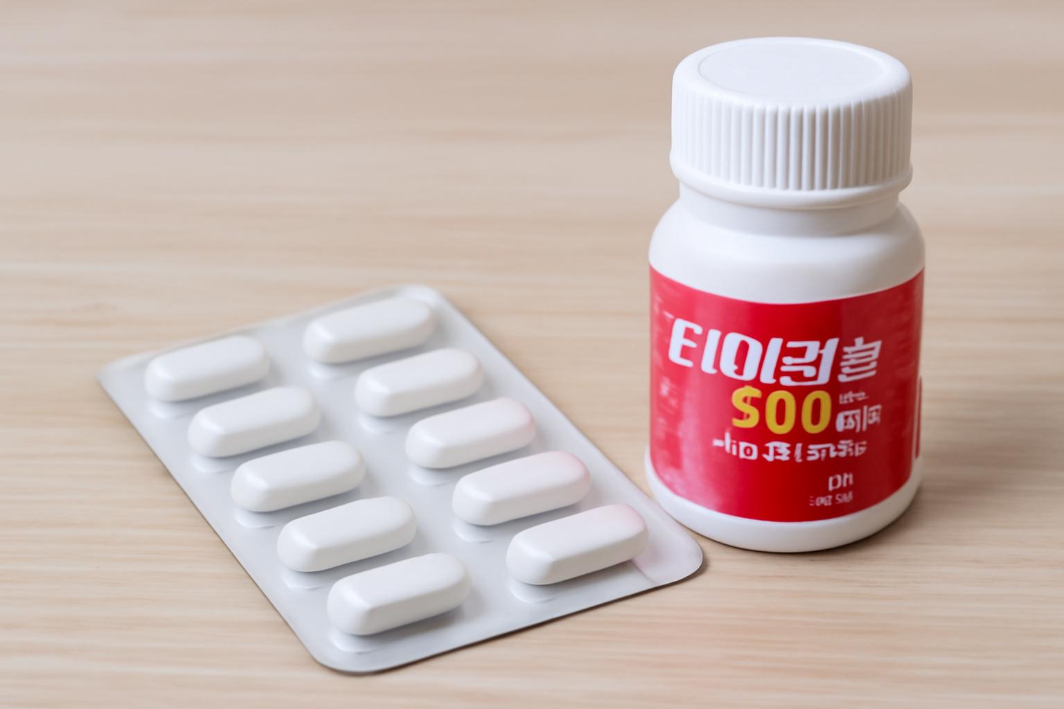 초등학생 타이레놀 500mg