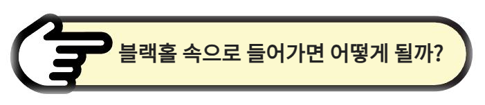 블랙홀 속으로 들어가면 어떻게 될까?
