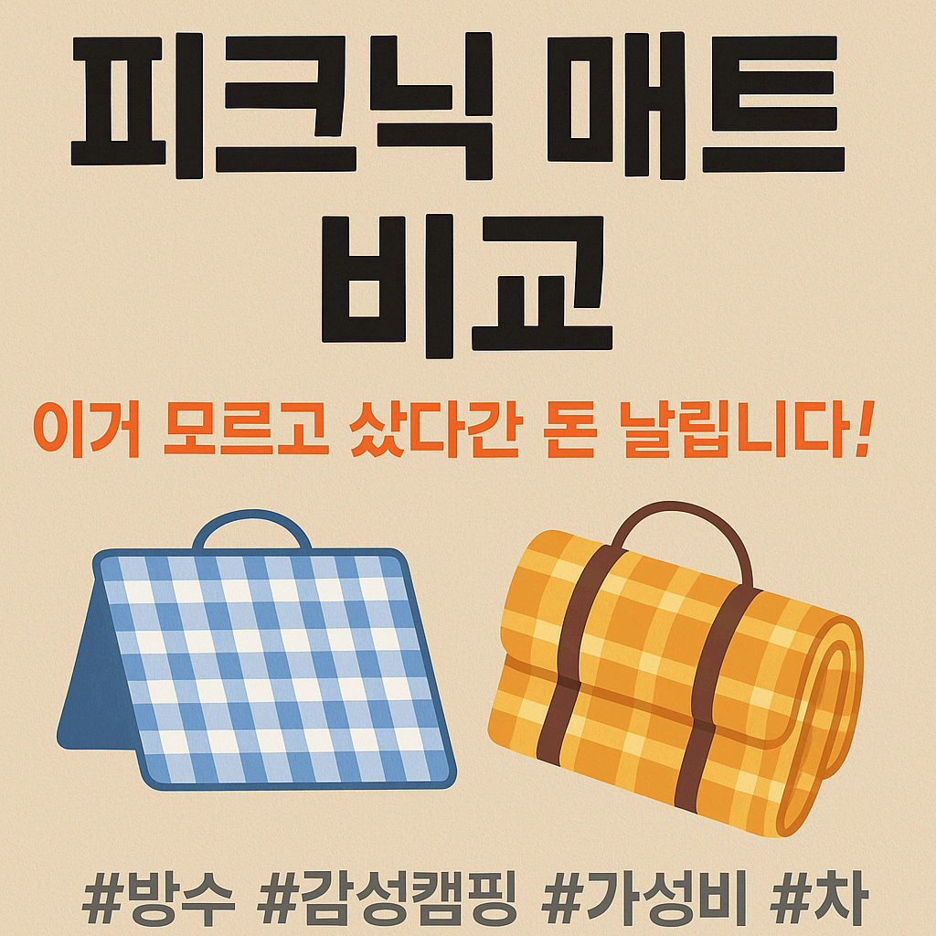 🌳 피크닉 매트, 이거 모르고 샀다간 돈 날립니다! [2025년 최신 비교]