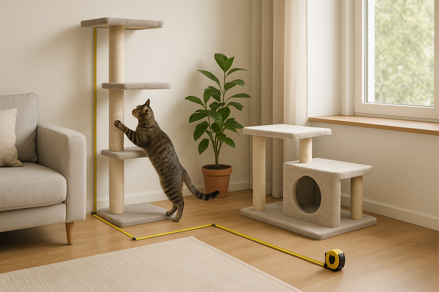 공간에 딱 맞는 캣타워 선택법!