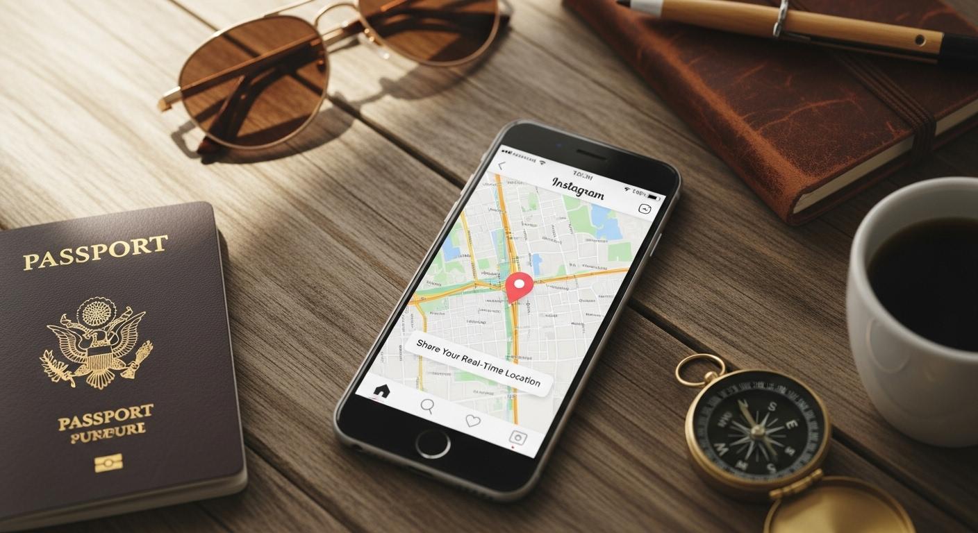 인스타 실시간 위치 공유