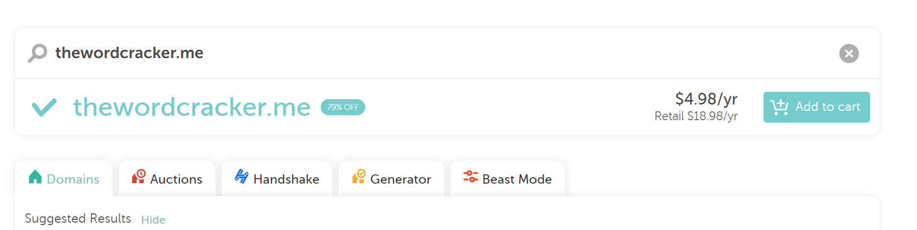 도메인 등록 시 참고 사항 (.me 도메인) - 네임칩