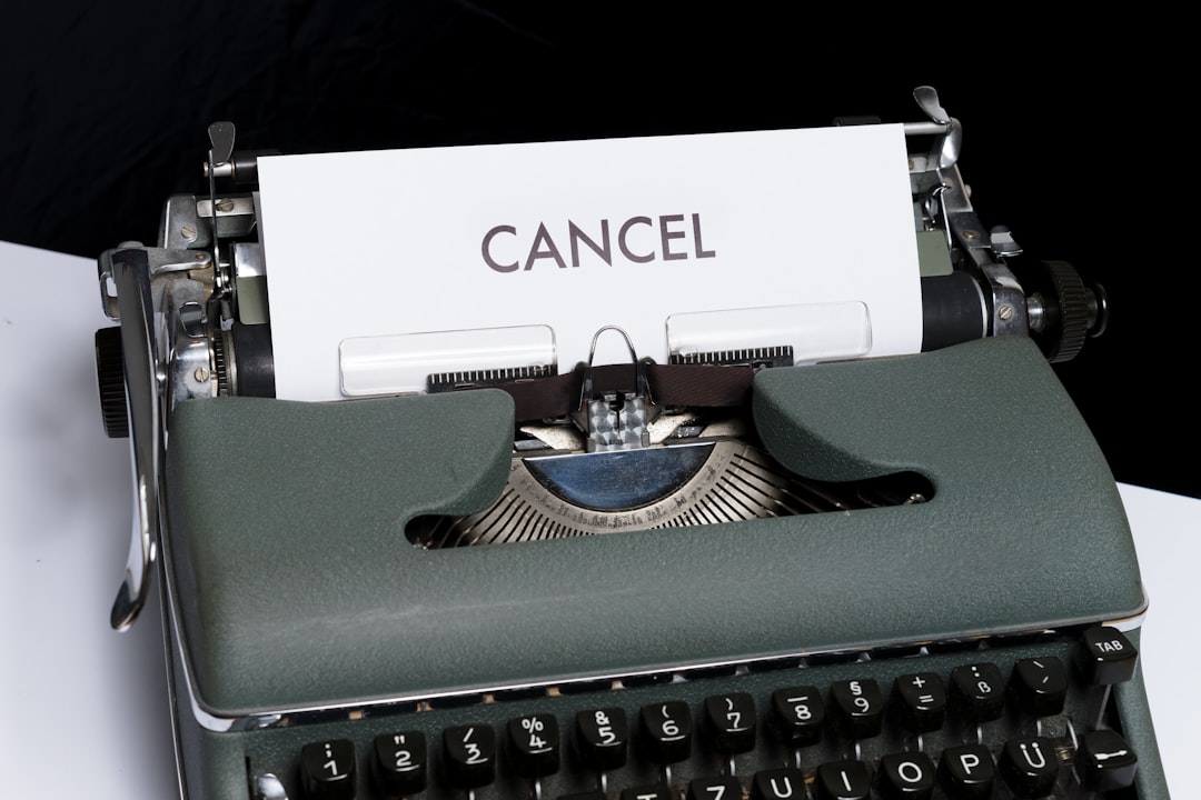 'cancellation'