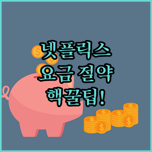 넷플릭스 요금 절약! VPN부터 계정
