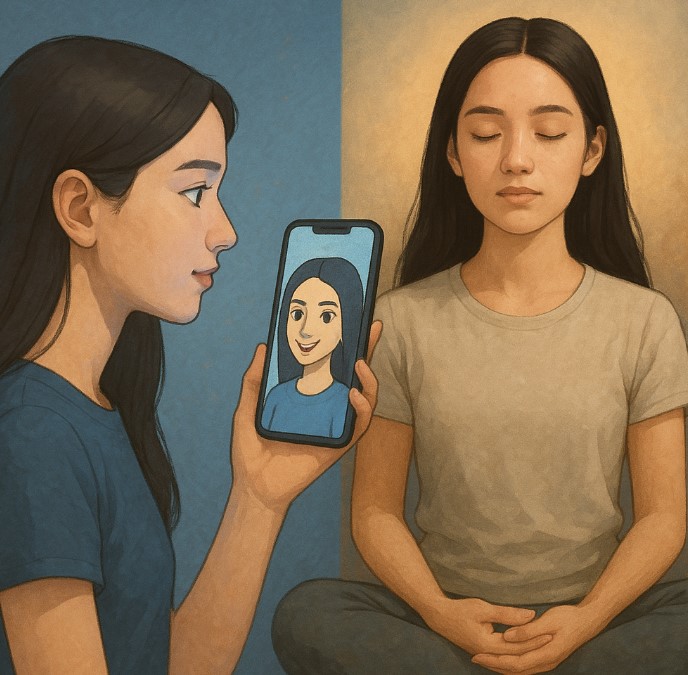 디지털 정체성과 명상의 '진짜 나' 찾기