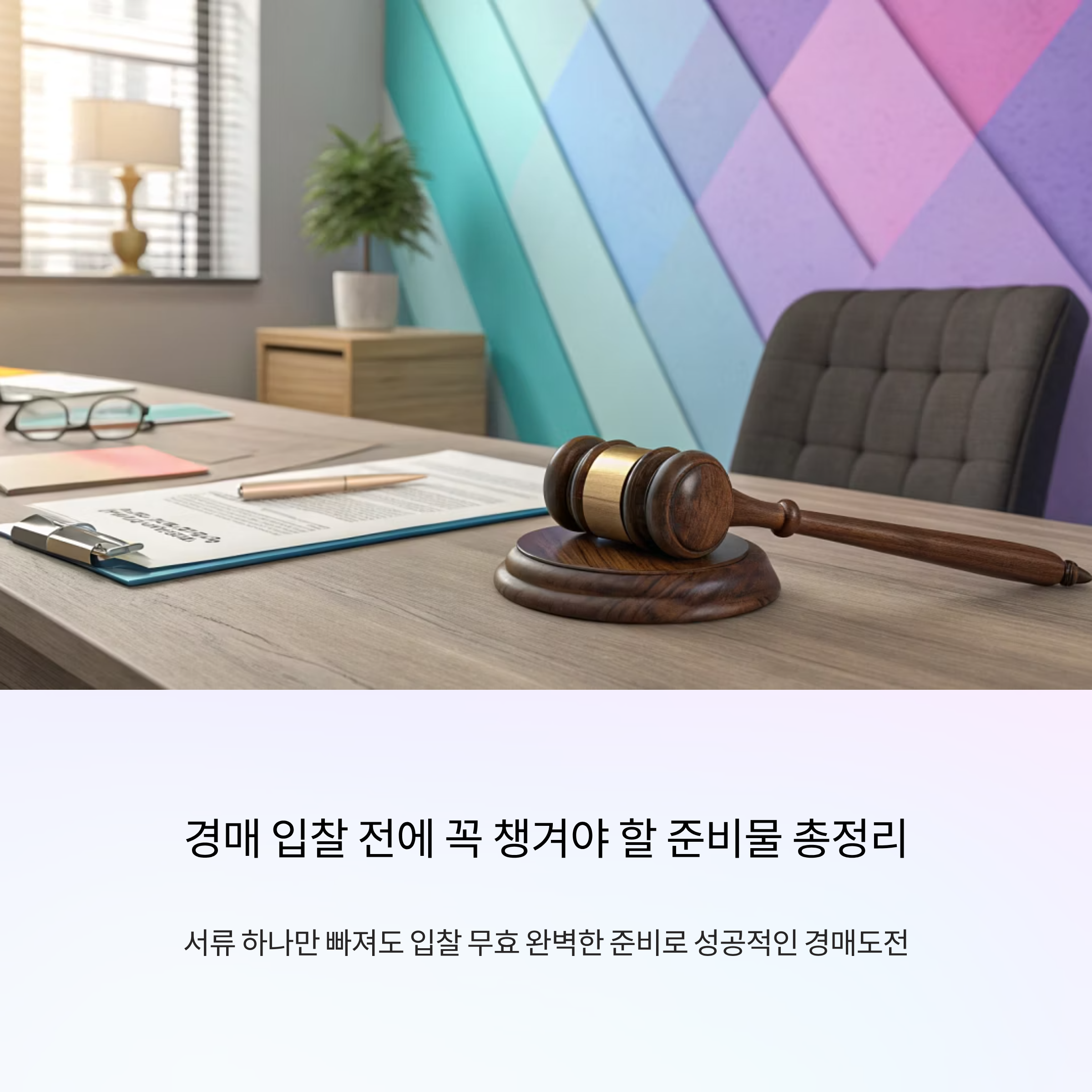 경매 입찰 전에 꼭 챙겨야 할 준비물 총정리