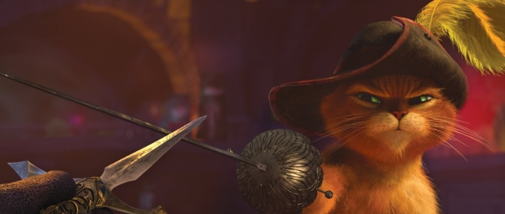 맞서싸우고있는장화신은고양이