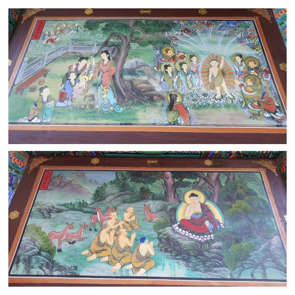 석가모니 부처님 일생을 그린 팔상도