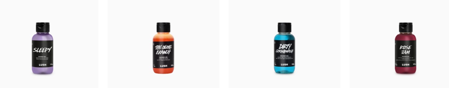 러쉬 샤워젤 사진