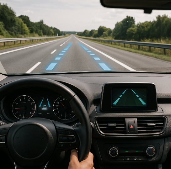 차선감지 시스템(LDWS) 사진