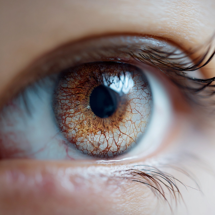 동양인의 맑은 눈동자