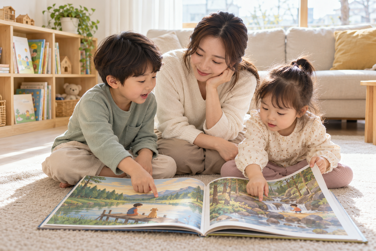 글 없는 그림책 읽는 방법|이야기를 대신 만들어주지 않는 대화법