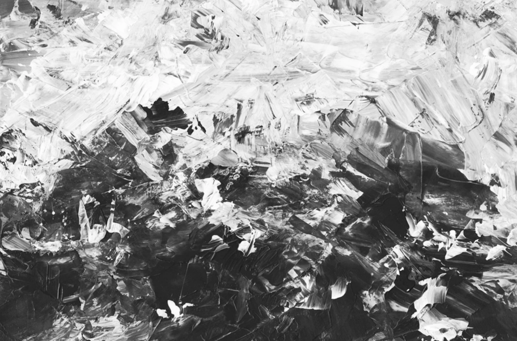 흑백 유화 사진