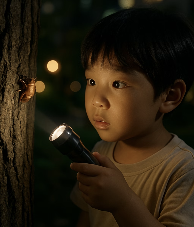 1. 여름밤의 보물찾기, 약충 채집