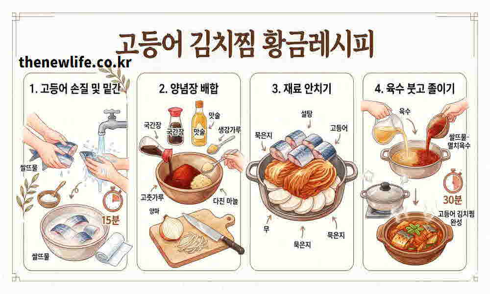 고등어 김치찜 황금레시피
