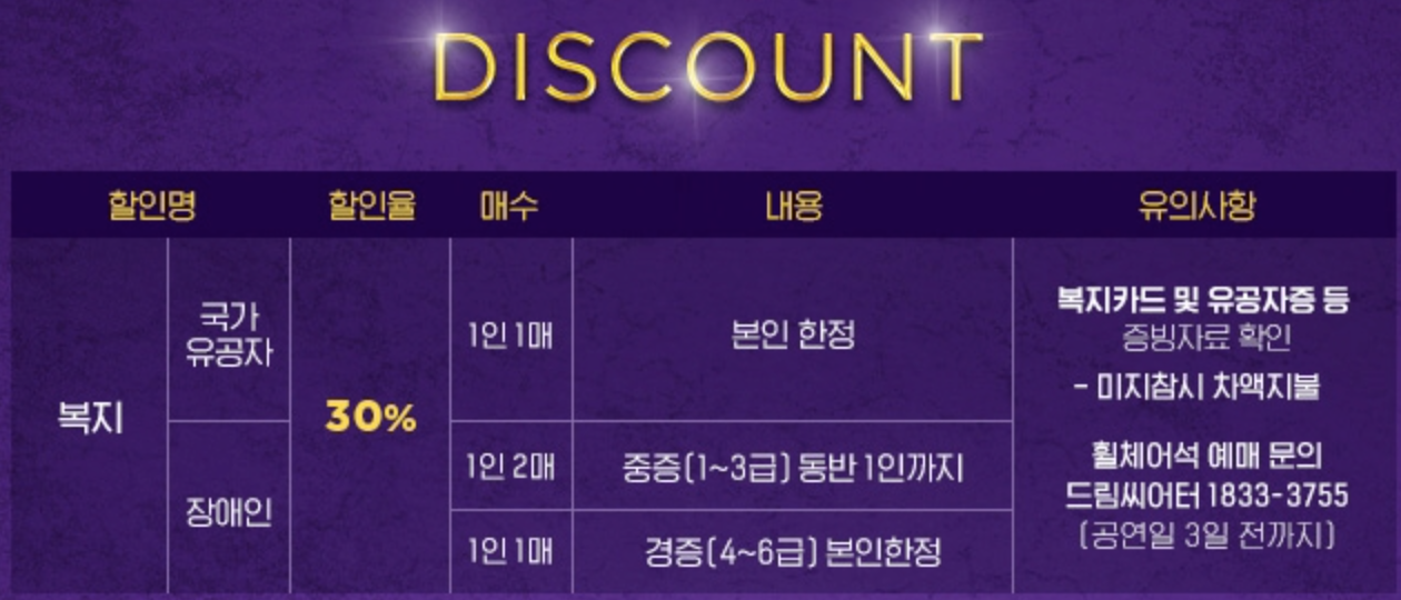 알라딘 부산 할인표