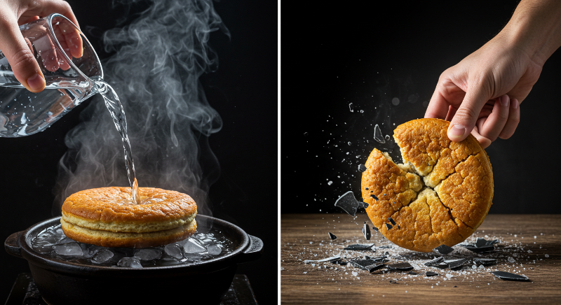 빈 뚝배기 가열 금지