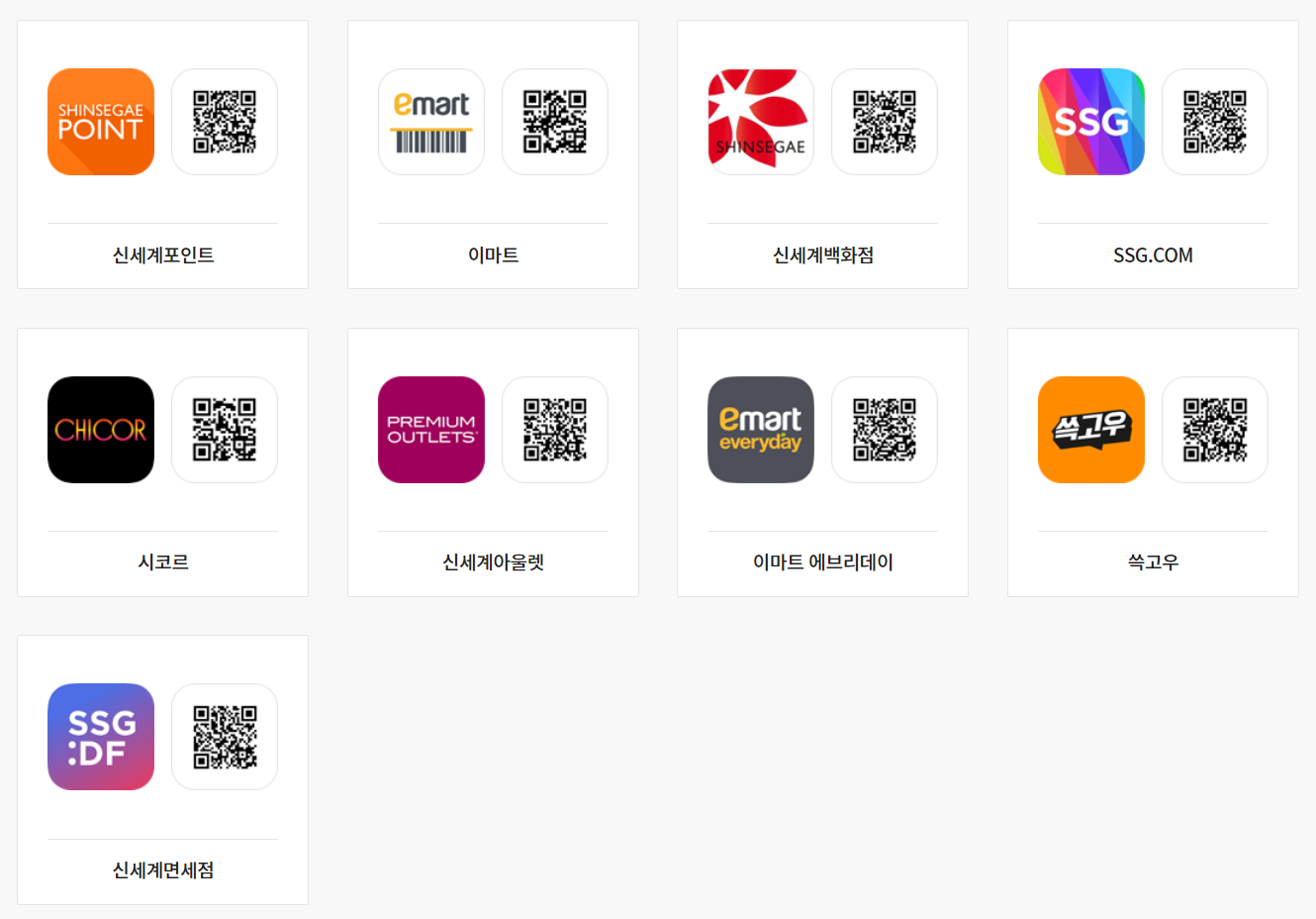 신세계포인트카드 발급방법에 대한 안내설명