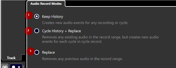 큐베이스 오디오 레코딩 모드