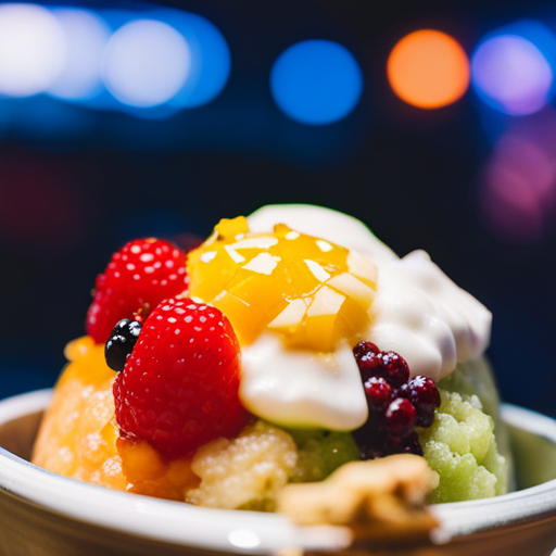 토핑이 다양한 팥빙수