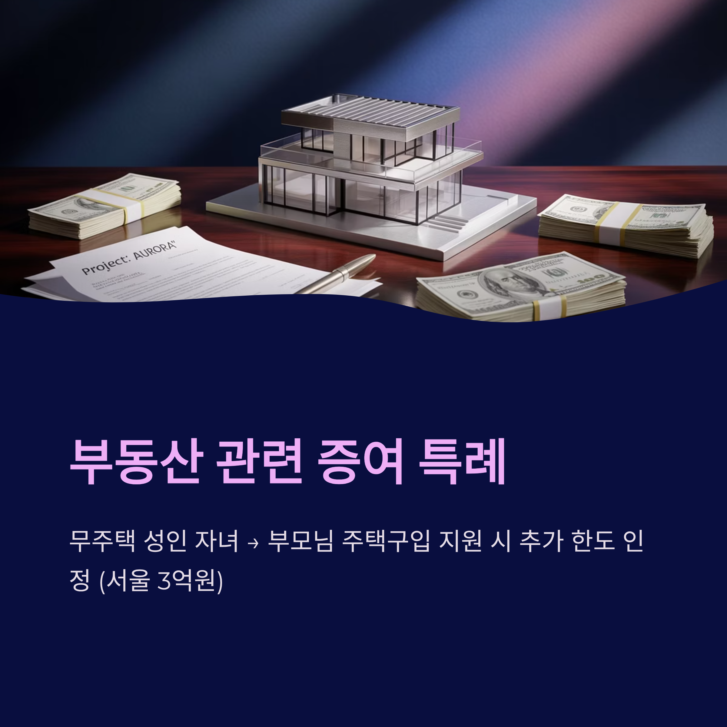 부동산 관련 증여 특례