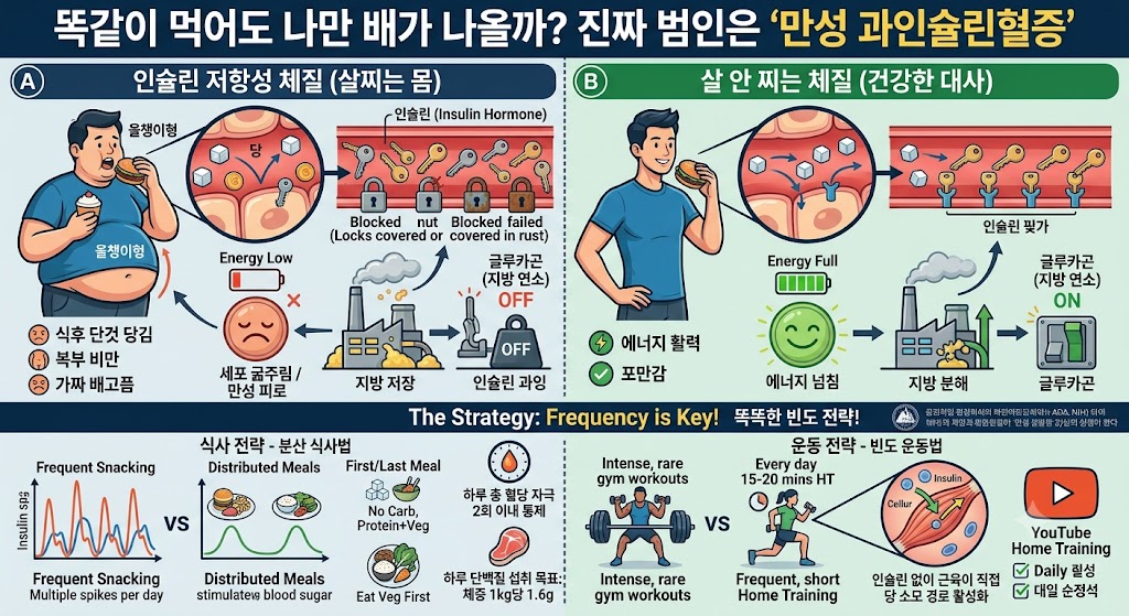 살찌는 체질 설명 이미지